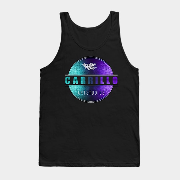 carrillo art studios logo blue n purple Tank Top by carrillo_art_studios